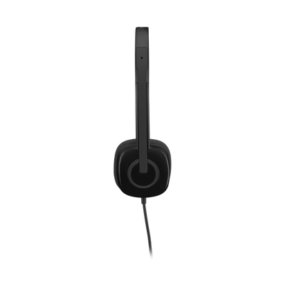 AURICULARES LOGITECH CON MICRÓFONO H151, JACK 3.5MM [981-000589]