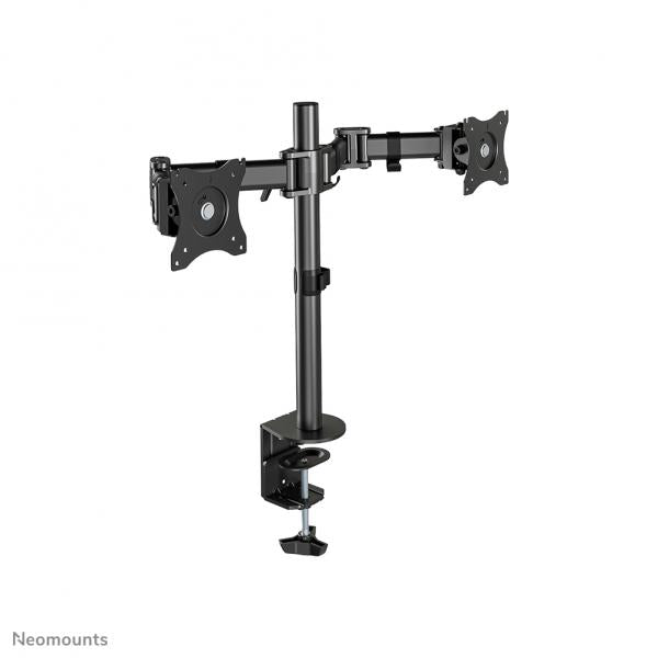 Neomounts 10-27 Inch - Flat screen desk mount - Clamp - 2 Screens - Black [NM-D135DBLACK]