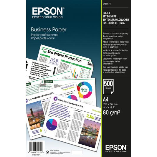 Epson Business Paper - A4 - 500 fogli [C13S450075]