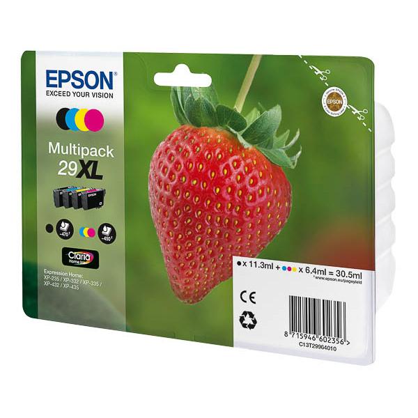 EPSON CARD. INK MULTIPACK 29XL STRAWBERRY SERIES (BK/C/M/Y) [C13T29964012]