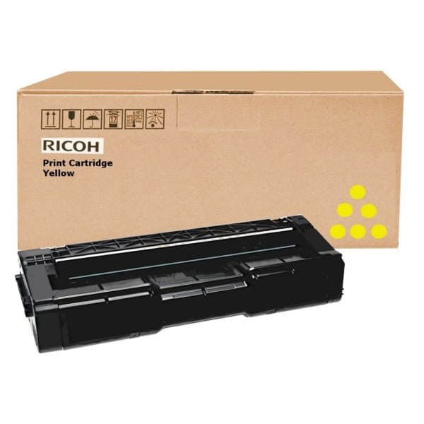 Ricoh 407639 cartuccia toner 1 pz Originale Giallo [407639]