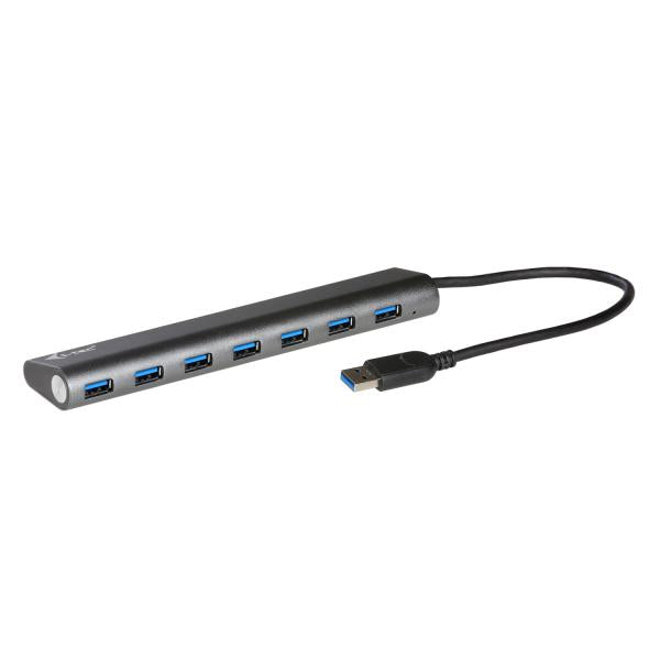 i-tec Metal U3HUB778 hub di interfaccia USB 3.2 Gen 1 (3.1 Gen 1) Type-A 5000 Mbit/s Argento [U3HUB778]