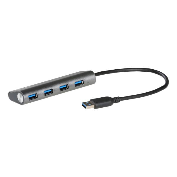 i-tec Metal U3HUB448 hub di interfaccia USB 3.2 Gen 1 (3.1 Gen 1) Type-A 5000 Mbit/s Grigio [U3HUB448]