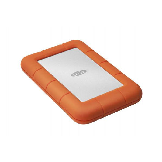 LaCie Rugged Mini External Hard Drive 1000 GB Orange, Silver [LAC301558] 