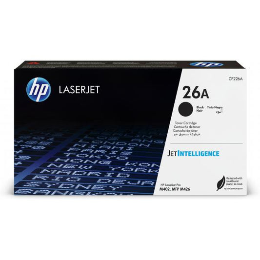 HP TONER NERO PER LJ M402N/M402D/M402DN MFP426DW/FDN/FDW, 26A TS [CF226A]