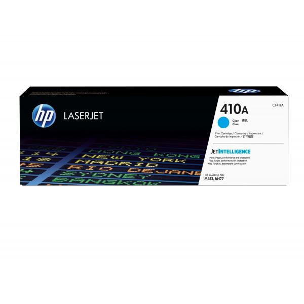 HP TONER CIANO 2300PAG PER LJ PRO M452 M477, 410A [CF411A]