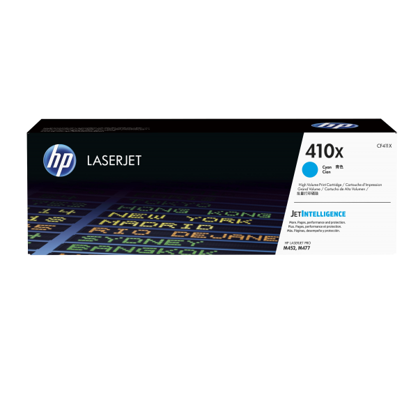 HP TONER CIANO 5000PAG PER LJ PRO M452 M477, 410X [CF411X]