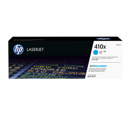 HP TONER CIANO 5000PAG PER LJ PRO M452 M477, 410X [CF411X]