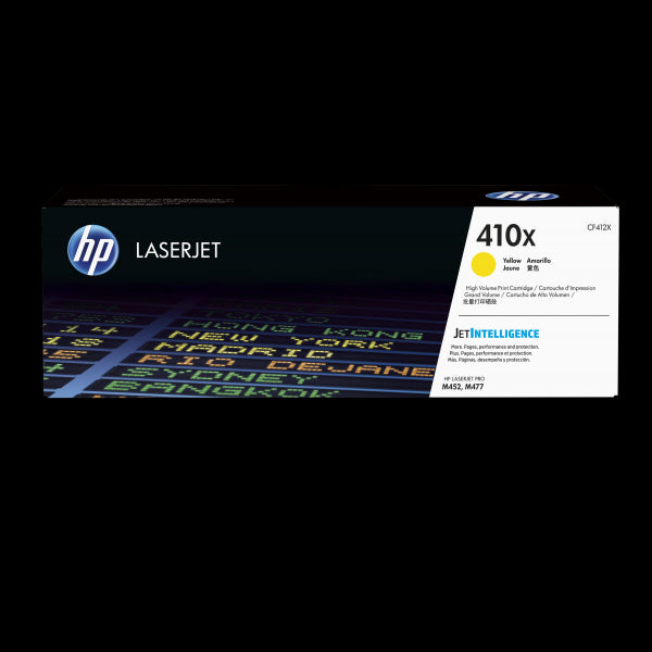 TONER HP AMARILLO 5000PAG PARA LJ PRO M452 M477, 410X [CF412X]