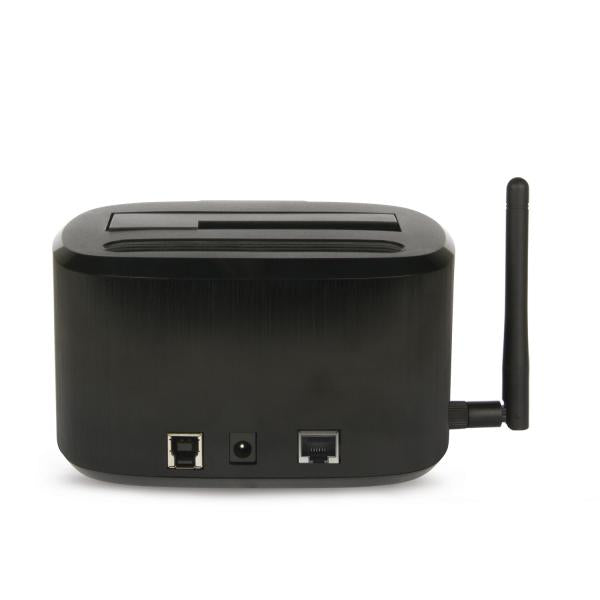 Docking Station Wi-Fi Hamlet para discos duros SATA de 2,5'' o 3,5'' [HXDDWIFI]