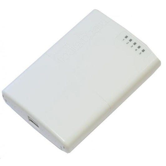 MikroTik, PowerBox, RB750P, PBr2 PowerBox 64MB RAM, 5xLAN (four with PoE, OUT), L4, outdoor, PSU, POE, mounting RB750P-PBr2 [RB750P-PBr2]