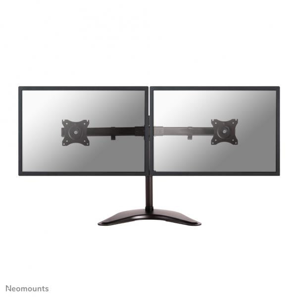 Neomounts 10-27 Inch - Flat screen desk mount - Clamp and Stand - 2 Screens - Black [NM-D335DBLACK]