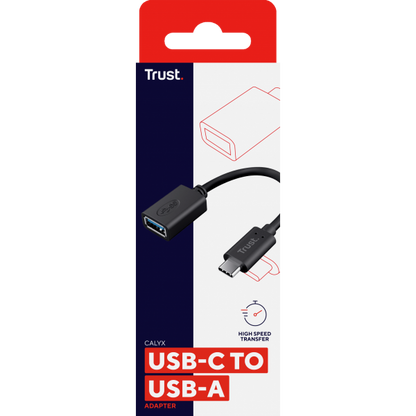 Trust 20967 USB Cable 0.09 m USB C USB A Black [20967] 