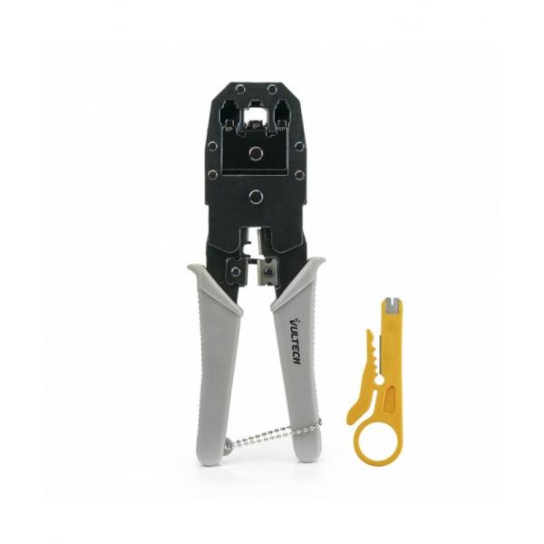 Vultech Crimper with cable stripper RJ45-RJ11-RJ12 [CRI-01]