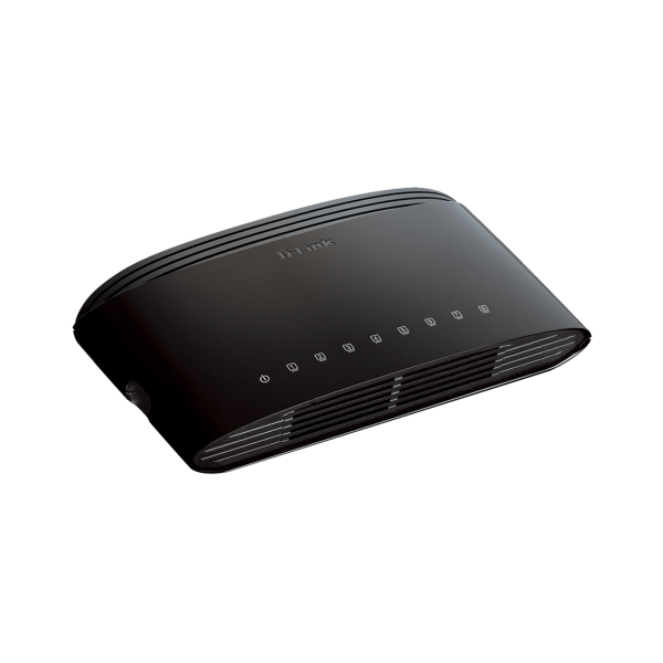 D-Link DES-1008D Non gestito Fast Ethernet (10/100) Nero [DES-1008D]