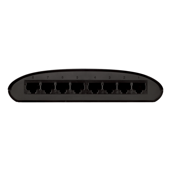 D-Link DES-1008D Non gestito Fast Ethernet (10/100) Nero [DES-1008D]