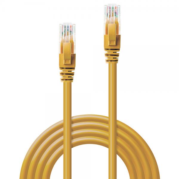 LINDY CAT.6 U/UTP CABLE YELLOW 3M [48064]