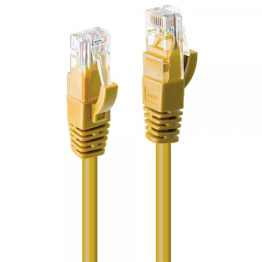 LINDY CAT.6 U/UTP CABLE YELLOW 3M [48064]