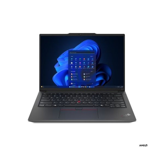 Lenovo ThinkPad E14 AMD Ryzen 7 7735HS Portátil 35,6 cm (14") WUXGA 16 GB DDR5-SDRAM 512 GB SSD Wi-Fi 6E (802.11ax) Windows 11 Pro Negro [21M3002SIX]