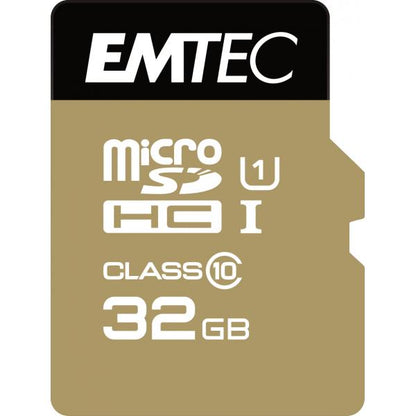 Emtec microSD Class10 Gold+ 32GB MicroSDHC Classe 10 [ECMSDM32GHC10GP]