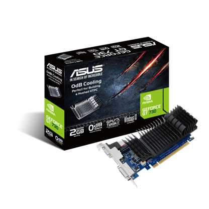 ASUS VGA GEFORCE GT 730, GT730-SL-2GD5-BRK, 2GB GDDR5, VGA/DVI/HDMI, 90YV06N2-M0NA00 [GT730-SL-2GD5-B]