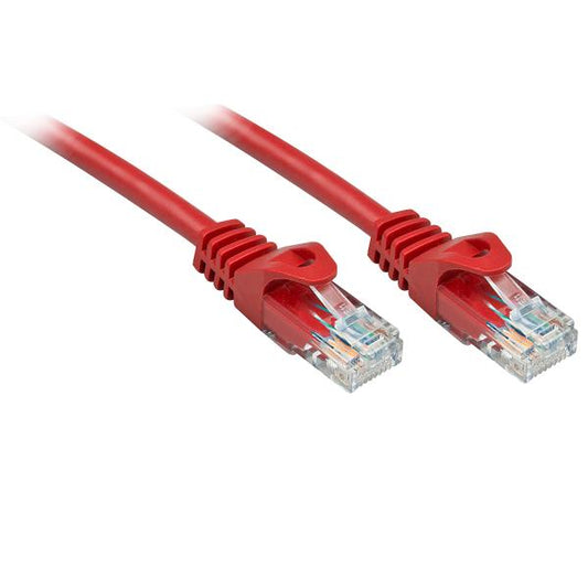 LINDY CAVO DI RETE CAT 6 U/UTP ROSSO 5M [48185]