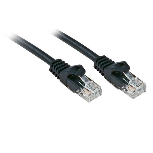 LINDY CAVO DI RETE CAT 6 U/UTP NERO 10 M [48197]