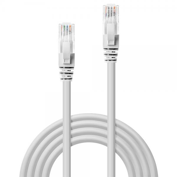 LINDY NETWORK CABLE CAT.6 U/UTP WHITE, 5M [48095]