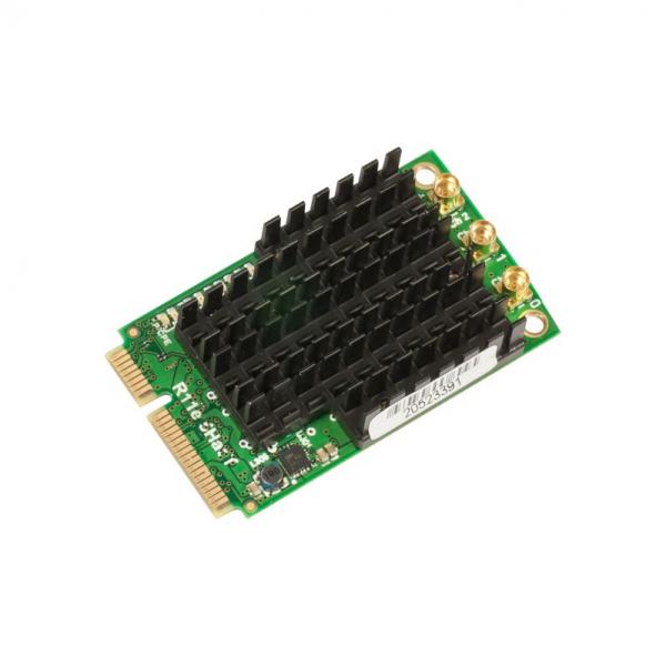 MikroTik, 802.11a/c High Power Triple, Chain miniPCI, e card with MMCX connectors R11e-5HacT [R11e-5HacT]