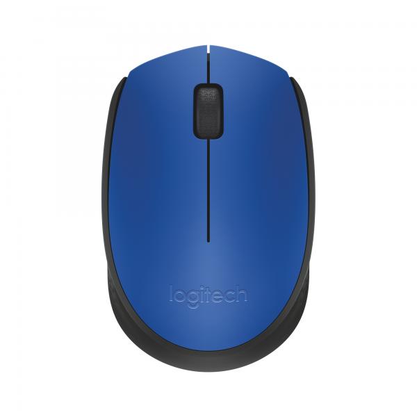 Logitech M171 Blue-K mouse Ufficio Ambidestro RF Wireless Ottico 1000 DPI [910-004640]