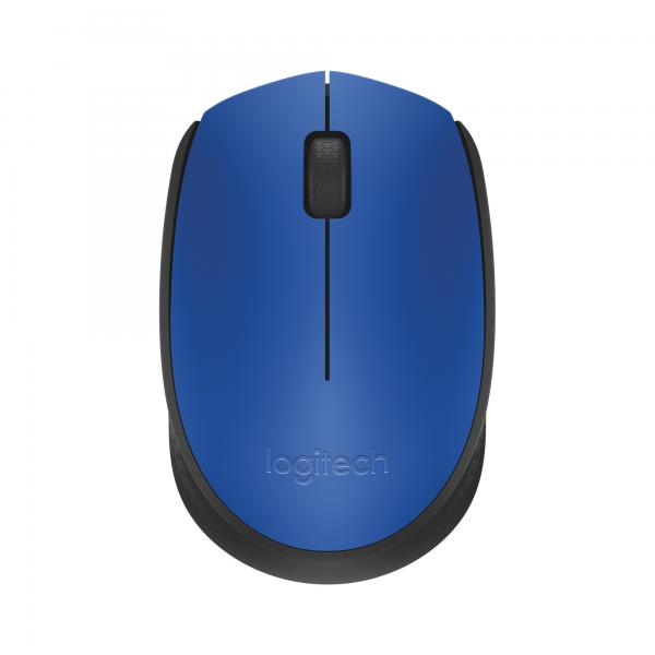Logitech M171 Blue-K mouse Ambidestro RF Wireless Ottico 1000 DPI [910-004640]