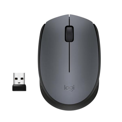Logitech M170 Grey-K mouse Ambidestro RF Wireless Ottico 1000 DPI [910-004642]