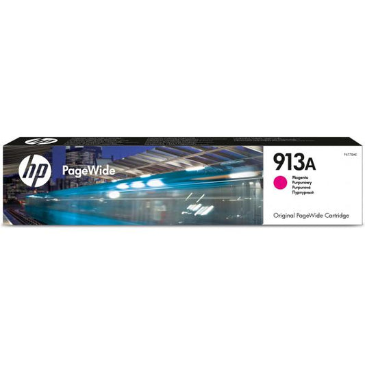 HP CART INK MAGENTA 913A 3.000 PAG PER PAGEWIDE PRO 477 377 [F6T78AE]
