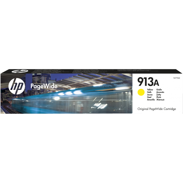 HP CART INK YELLOW 913A 3,000 PAGES FOR PAGEWIDE PRO 477 377 [F6T79AE]