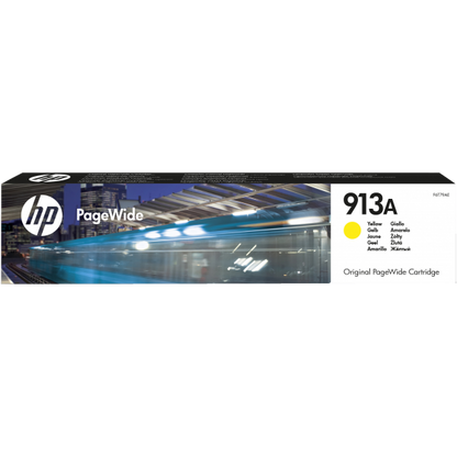 HP CART INK YELLOW 913A 3,000 PAGES FOR PAGEWIDE PRO 477 377 [F6T79AE]