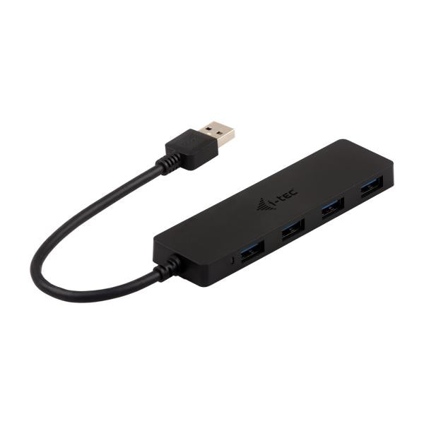 i-tec Advance U3HUB404 hub di interfaccia USB 3.2 Gen 1 (3.1 Gen 1) Type-A 5000 Mbit/s Nero [U3HUB404]