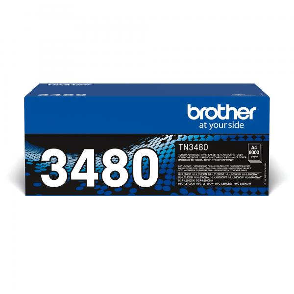 BROTHER TONER NERO 8000PAG TS [TN3480]