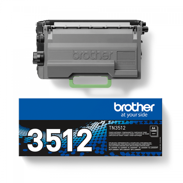 Brother TN-3512 cartucho de tóner 1ud Original Negro [TN3512]