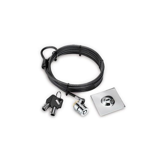 Hamlet Cable de seguridad para candado de tableta PC con candado con llave para tabletas, televisores y monitores 200 cm [XNBTLOCK20K]