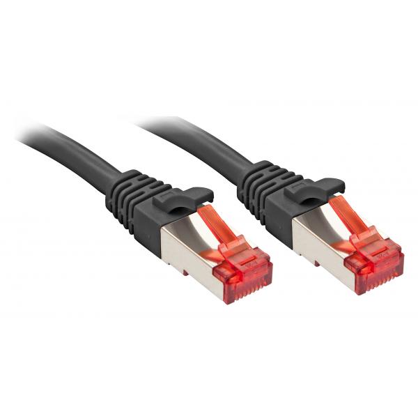 Lindy RJ-45 Cat6 S/FTP 0.5 m cavo di rete Nero 0,5 m S/FTP (S-STP) [LINDY47776]