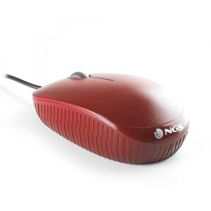 NGS MOUSE OTTICO USB 1000DPI 3 TASTI ROSSO [REDFLAME]