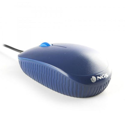 NGS MOUSE OTTICO USB 1000DPI 3 TASTI BLU [BLUEFLAME]