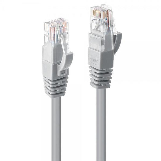 LINDY CAT 6 NETWORK CABLE 0.5MT U/UTP GRAY UNSHIELDED [48001]