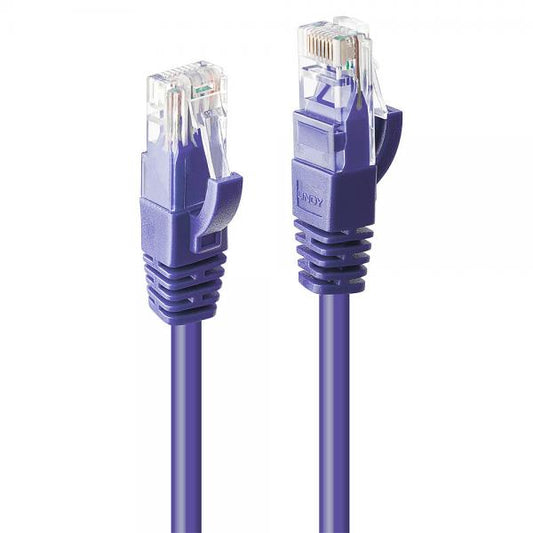 LINDY CAVO DI RETE CAT 6 U/UTP VIOLA 2M [48123]