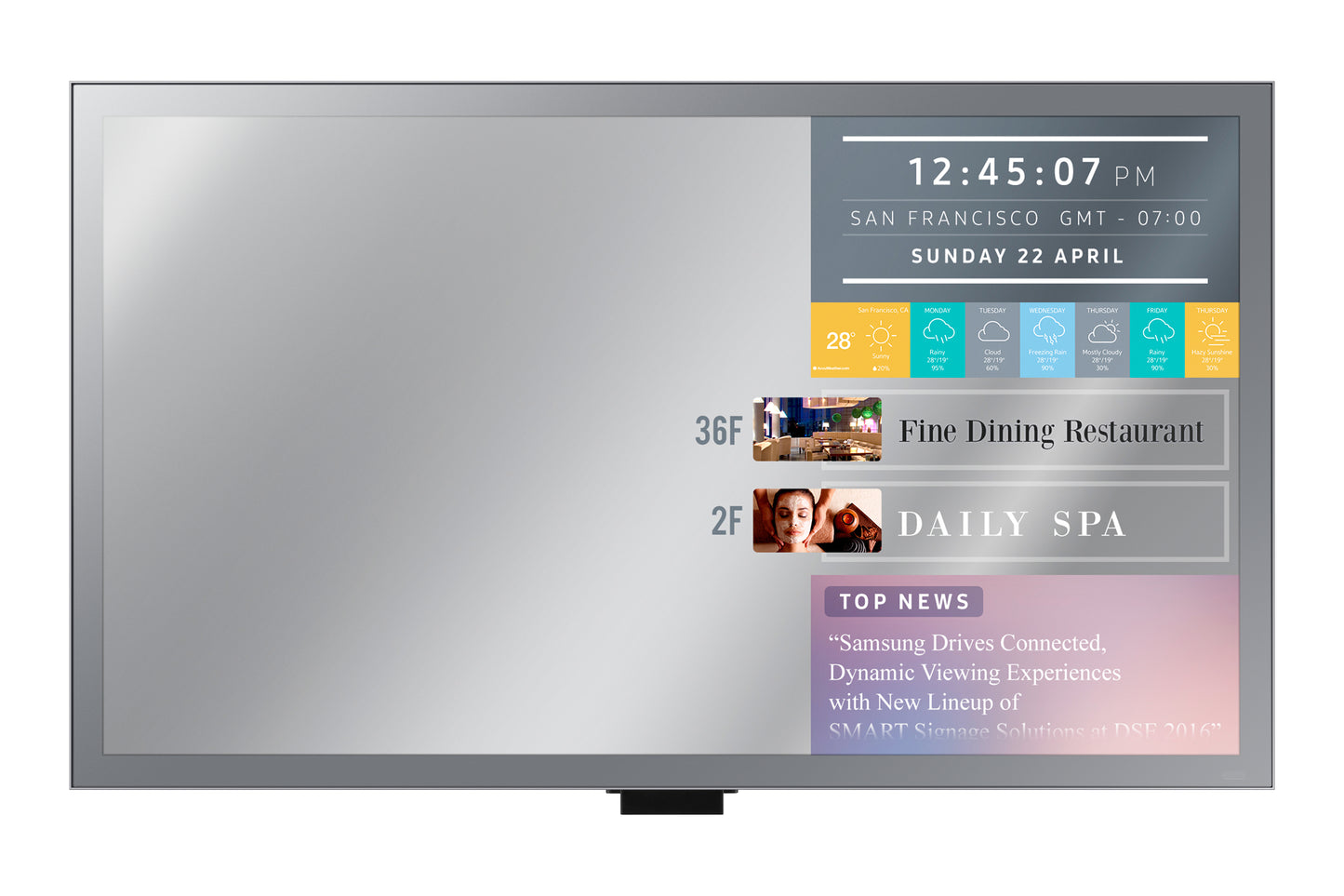 Samsung T45F - 24 inch - Full HD IPS LED Monitor - 1920x1080 - Pivot / HAS / Speakers [LF24T450FZUXEN]