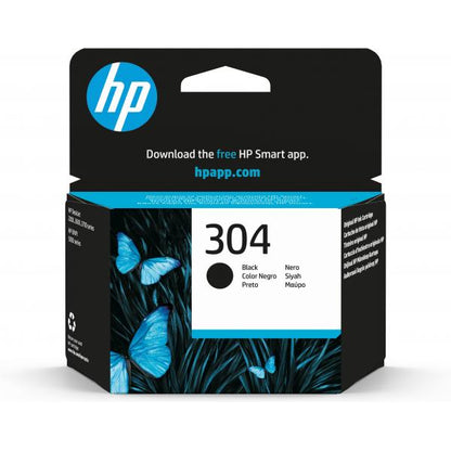 Cartucho de tinta original HP 304 negro [N9K06AE#UUS]