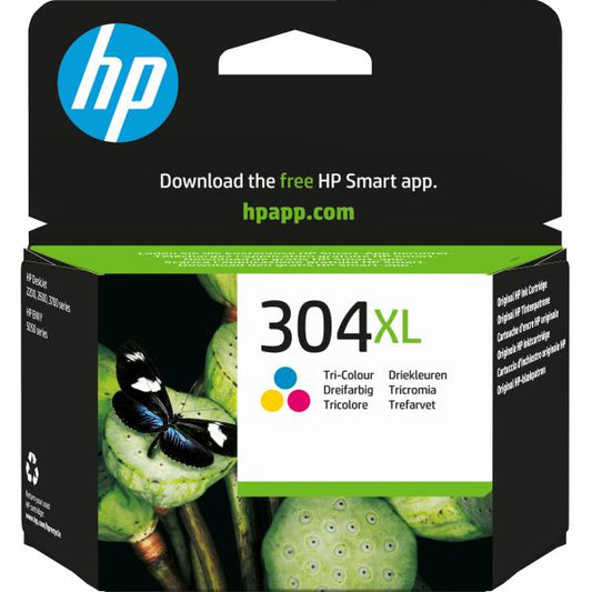 HP CART INK COLORE (C/M/Y) N.304XL PER DJ3720/3730 TS [N9K07AE]