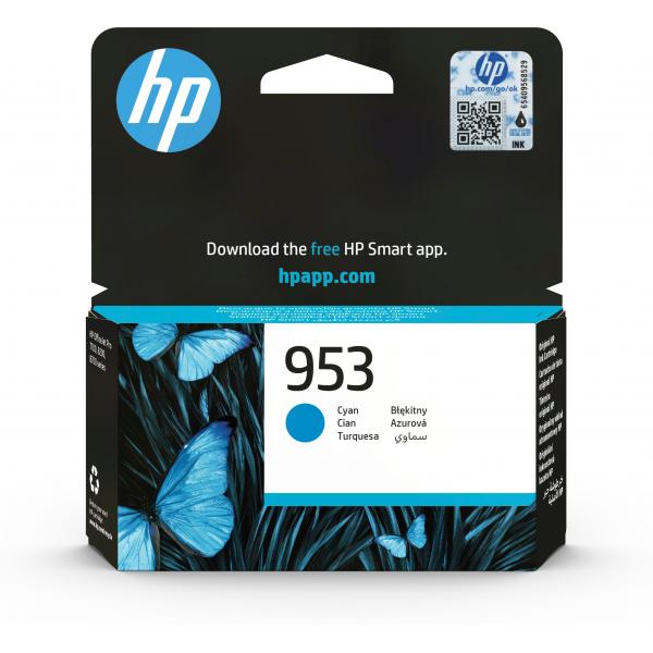 HP CART INK CIANO N.953 PER OJ PRO 8210/8710/8715/8720/8725/8730/8740 [F6U12AE]