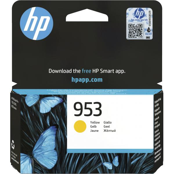 HP CART INK GIALLO N.953 PER OJ PRO 8210/8710/8715/8720/8725/8730/8740 [F6U14AE]