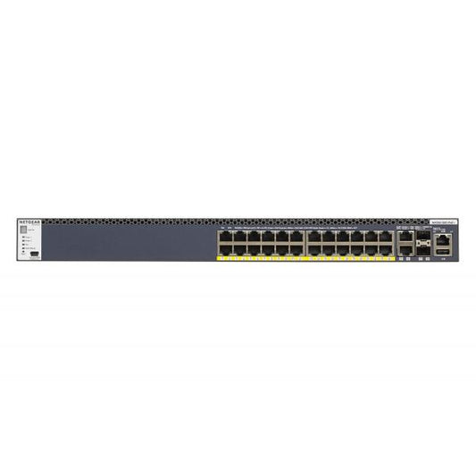 NETGEAR M4300-28G-PoE+ Gestionado L2/L3/L4 10G Ethernet (100/1000/10000) Soporte Alimentación a través de Ethernet (PoE) 1U Negro [GSM4328PA-100NES]